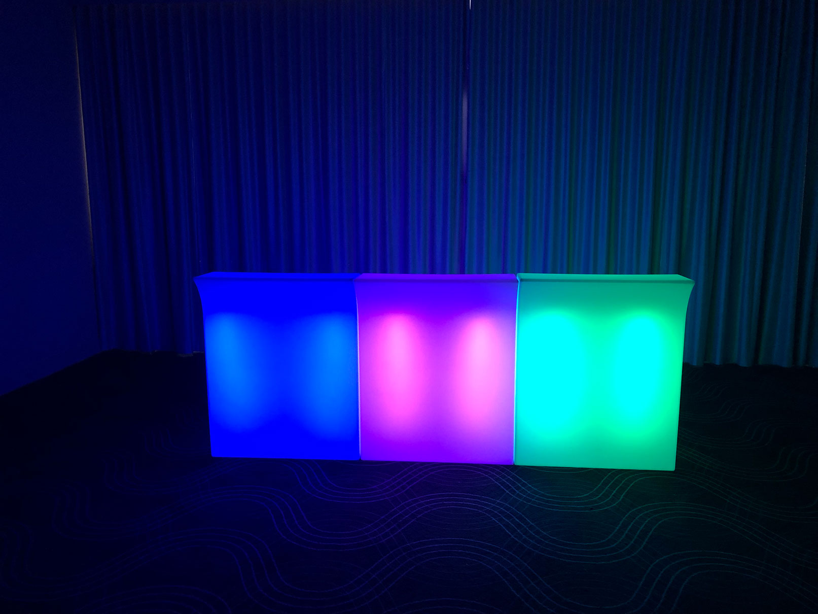 Glow Straight Bar Event Hire Sydney