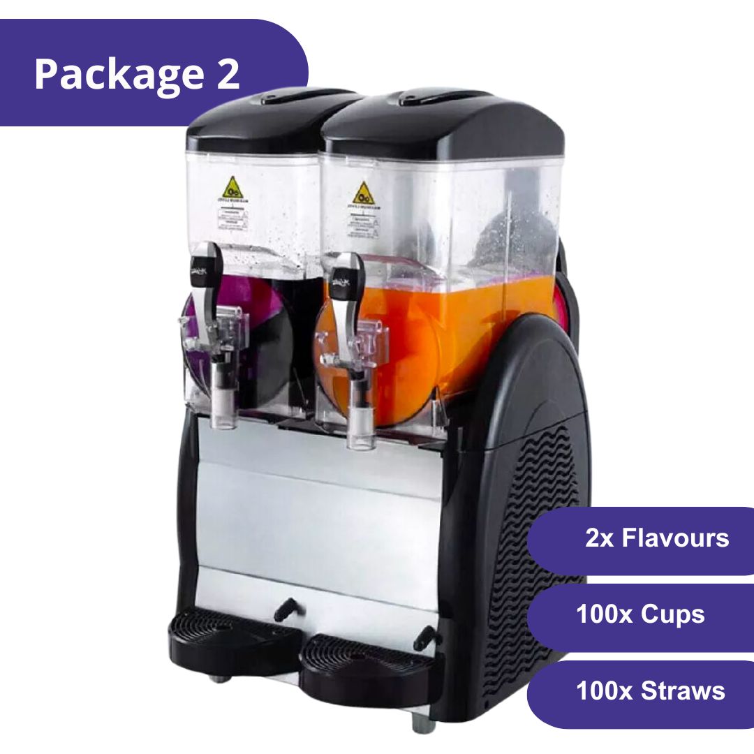 Slushie Machine: Package 2 – 120 Serves Slushie Machine: Package 2 - 120 Serves