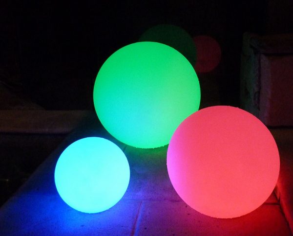 glow sphere 60cm to hire 