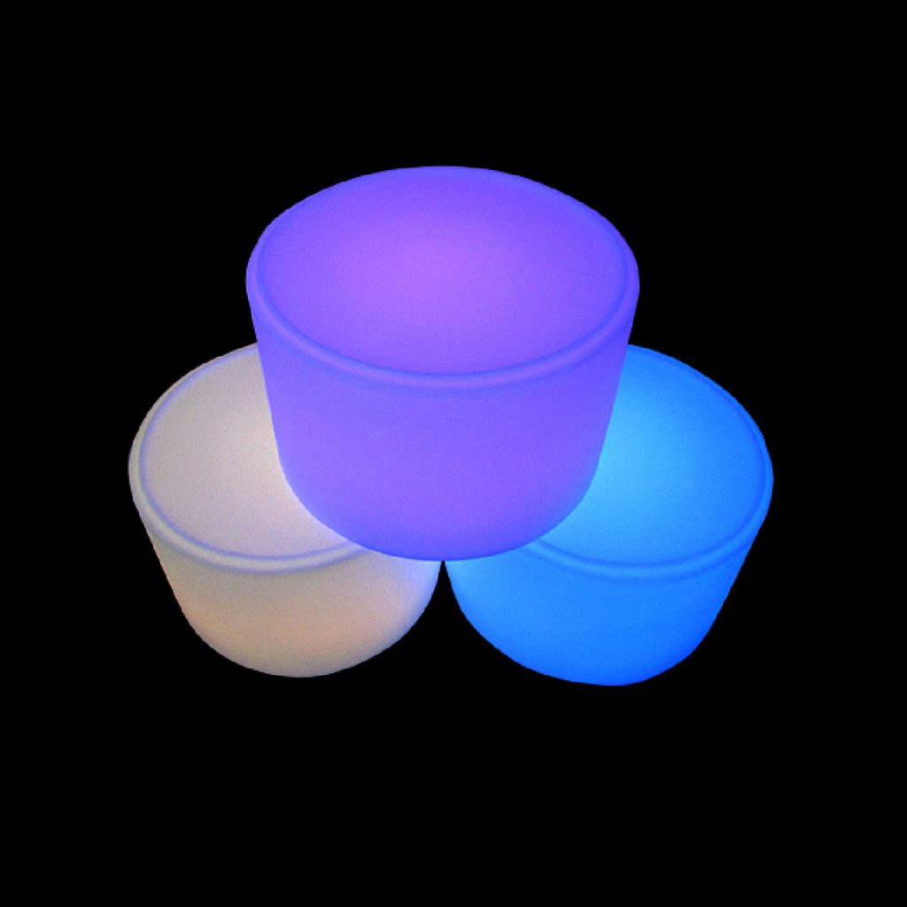 Glow Round Ottoman Hire glow round ottoman