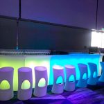 glow bar stool to hire 