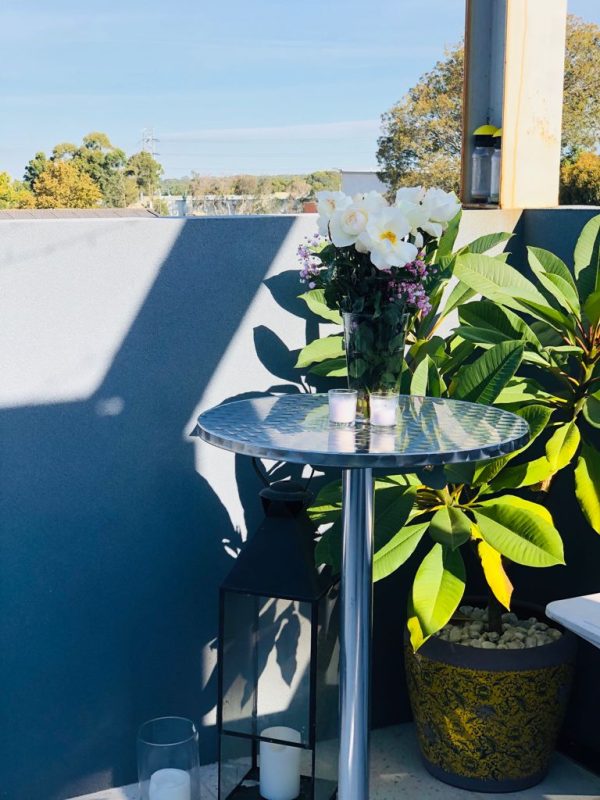 Stainless Steel Cocktail Table - Image 3