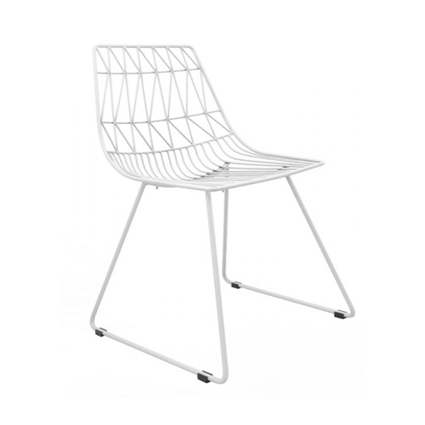 White Wire Chair And White Arrow Chair hire
