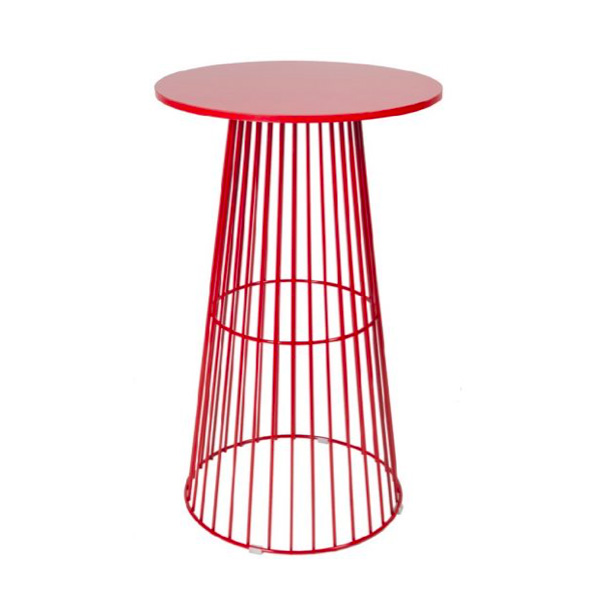 red wire cocktail table