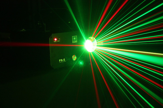 multicolour laser light to hire 
