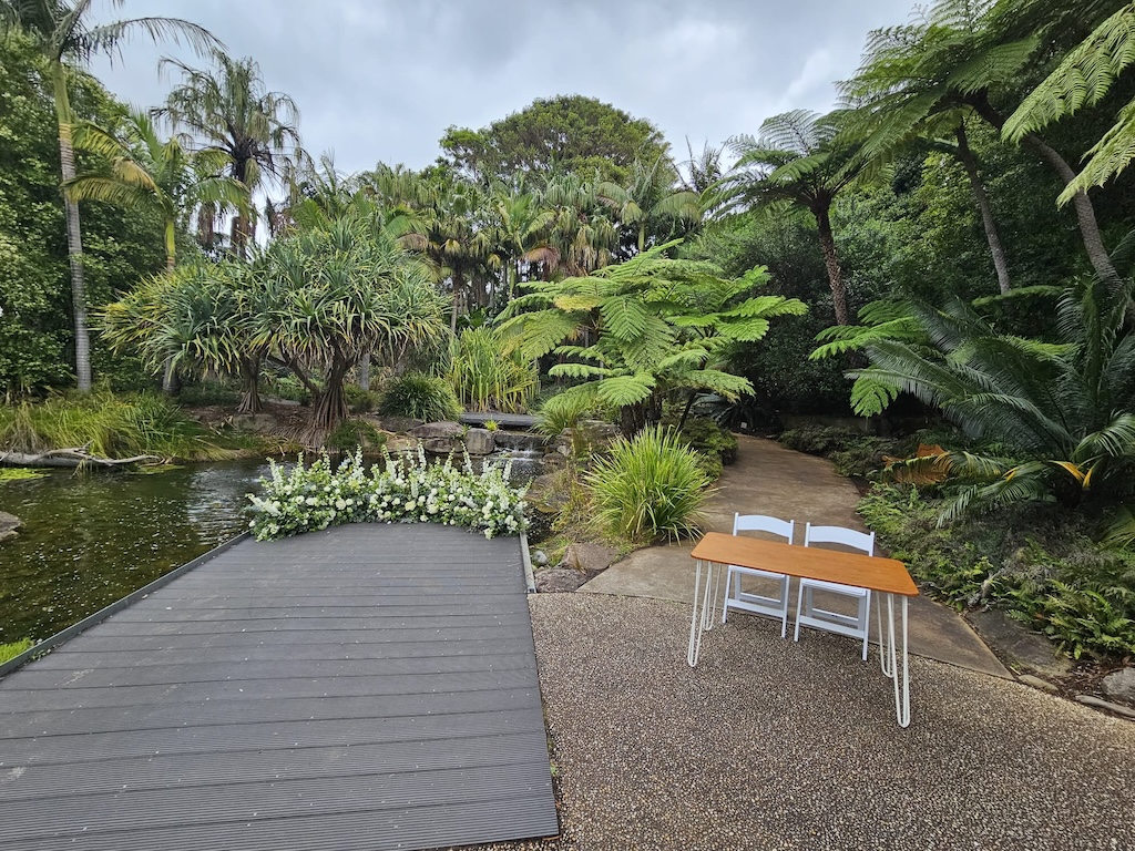 Signing Table signing table at wedding ceremony