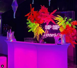 Glow Corner Bar for Events