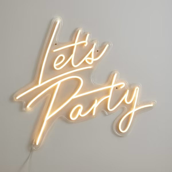Neon Sign Lets Party