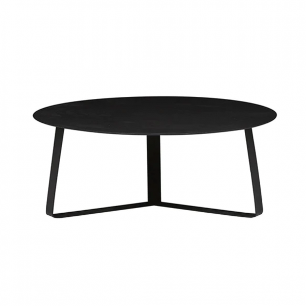 Black Round Coffee Table