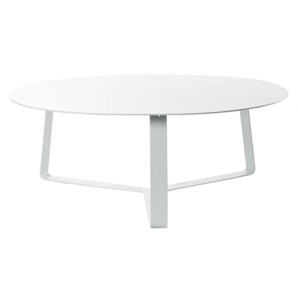 White Round Coffee Table Hire
