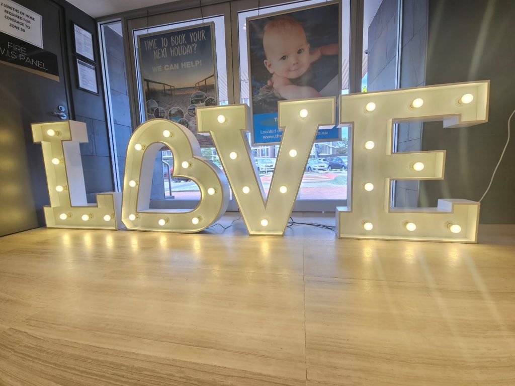 Love Large Letters Giant Love Letters Hire | Weddings, Proposals & More