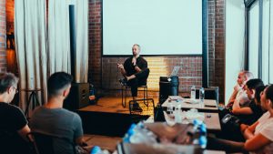 corporate speaker presentation