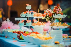 dessert table
