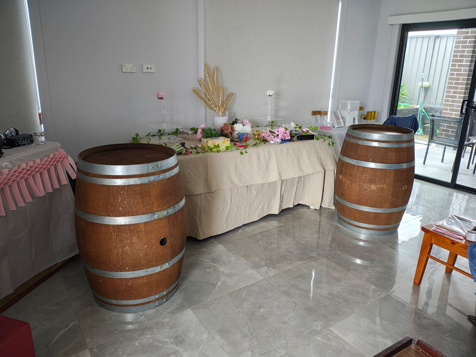 Wine Barrel Hire wine barrels