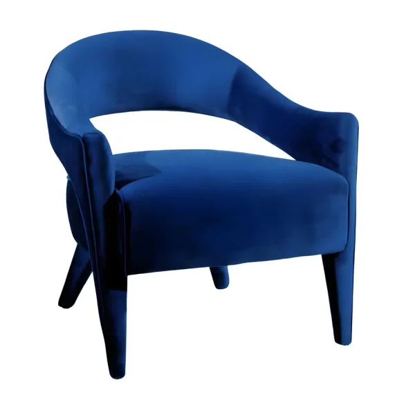 Lola Arm Chair Navy Velvet Lola Arm Chair Navy Velvet