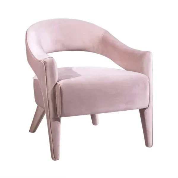 Lola Arm Chair Pink Velvet Lola Arm Chair Pink Velvet