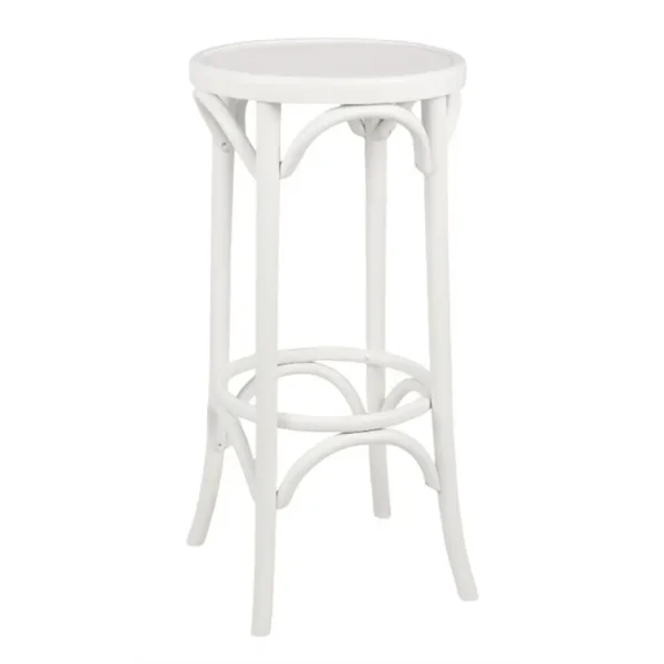 White Bentwood Bar Stool White Bentwood Bar Stool