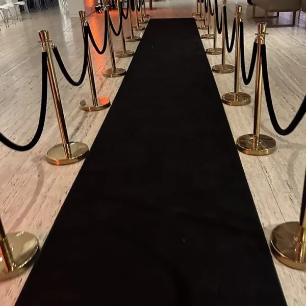 Black Carpet Runner – 10m Black Carpet Runner - 10m