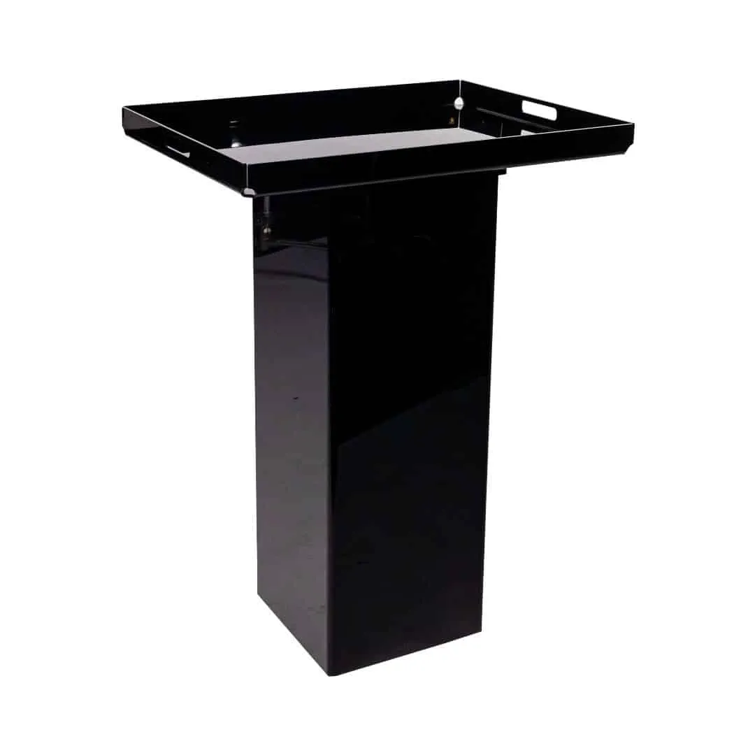 Butler’s Tray – Black Acrylic (Fits Plinth) Butler's Tray - Black Acrylic (Fits Plinth) - Image 2