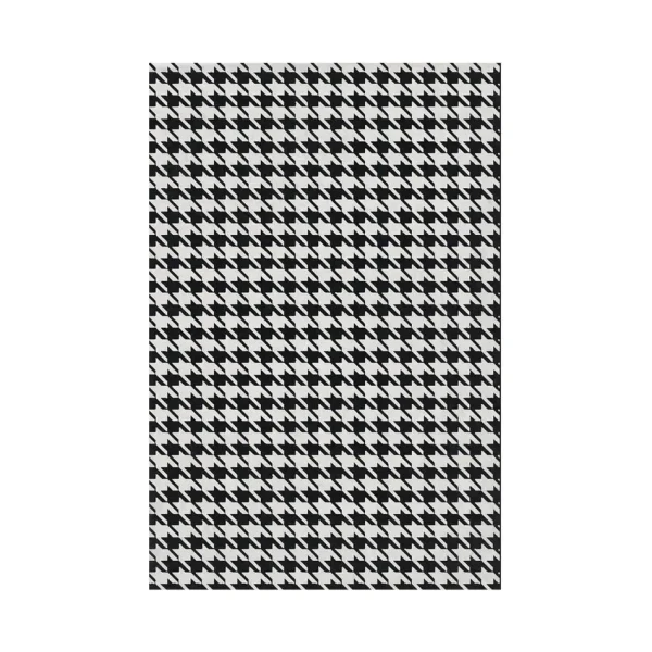 Houndstooth Rug Black and White Houndstooth Rug Black and White